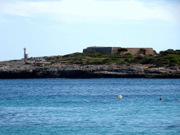 The Es Fortí fortress, viewed from the Cala d`Or beach