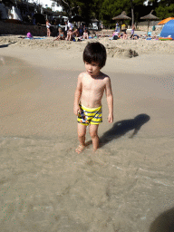 Max at the Cala d`Or beach
