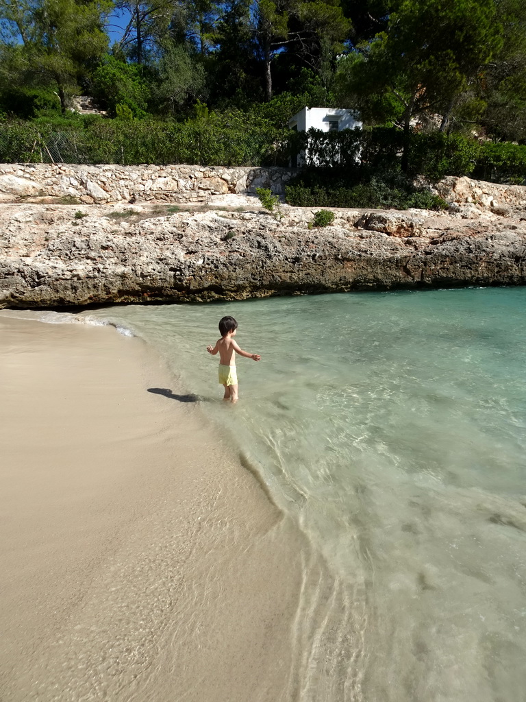 Max at the Cala d`Or beach