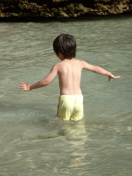 Max at the Cala d`Or beach