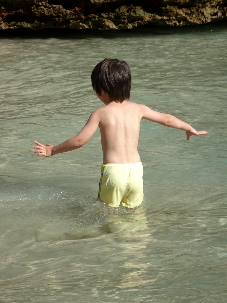 Max at the Cala d`Or beach