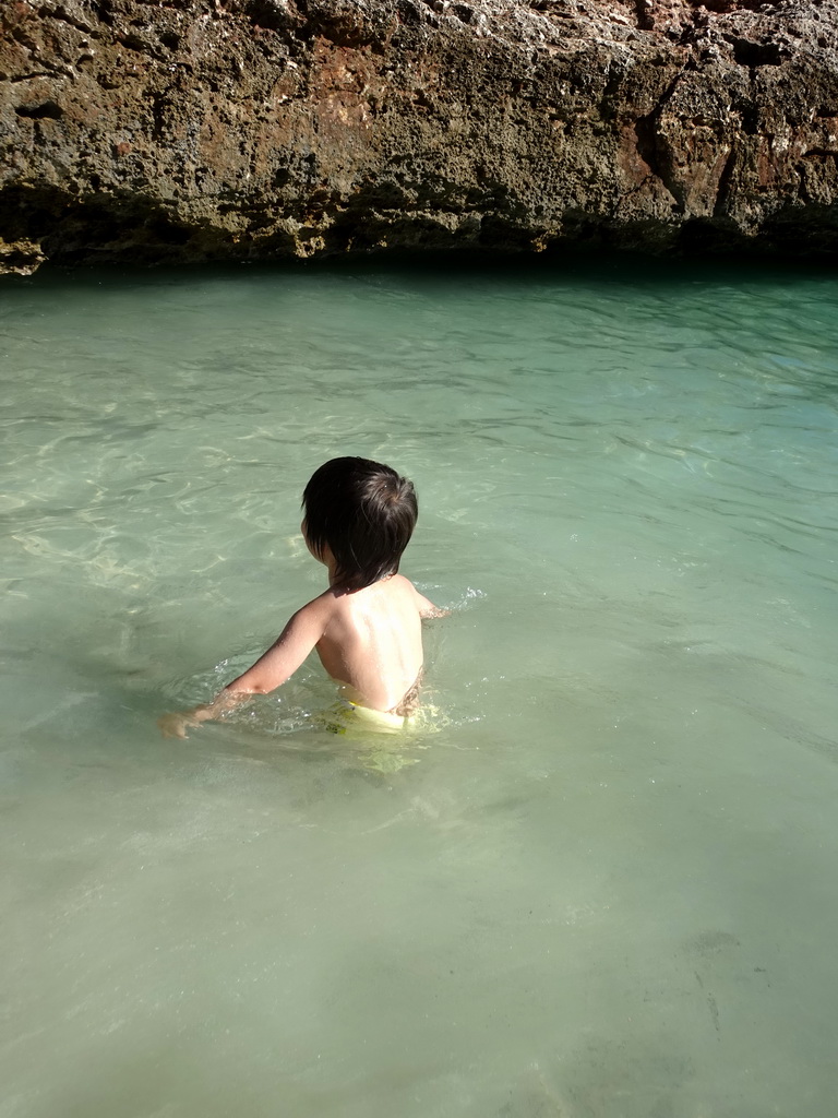 Max at the Cala d`Or beach