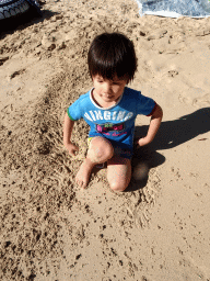 Max at the Cala d`Or beach