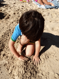 Max at the Cala d`Or beach