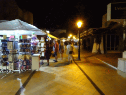 Miaomiao at the Carrer d`en Andreu Roig street, by night