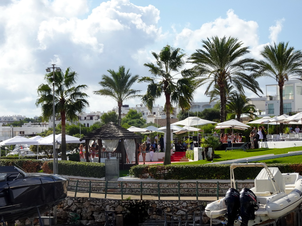 Modelling contest at the Yacht Club Cala d`Or, viewed from the Avinguda de Cala Llonga street