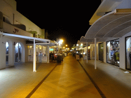 Restaurants at the Carrer d`en Toni Costa street, by night
