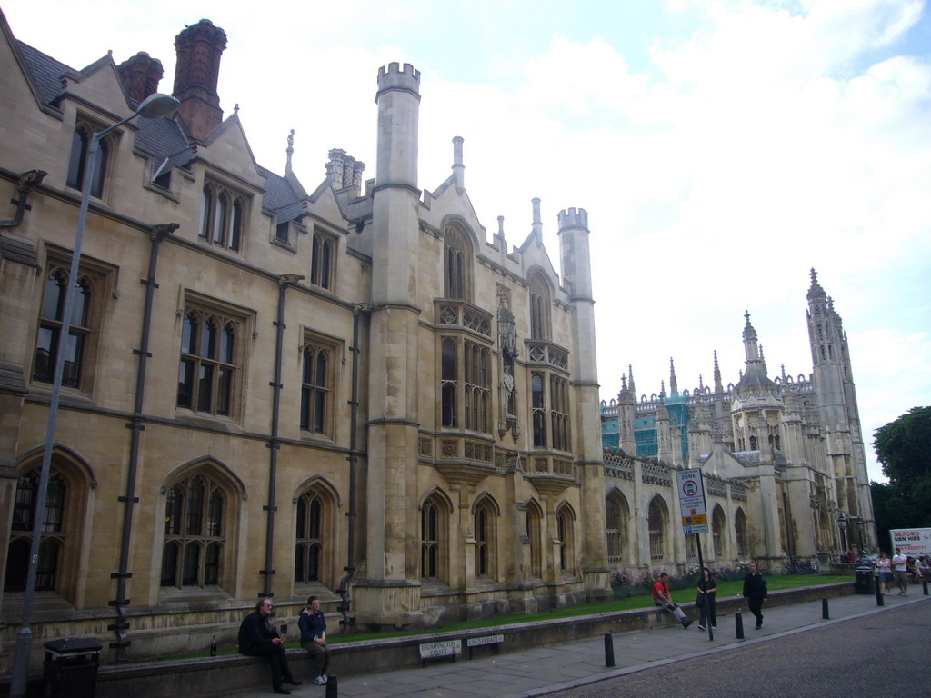 King`s College and King`s College Chapel, at King`s Parade