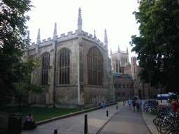 Trinity College Chapel, the Main Gate of St. John`s College and St. John`s College Chapel