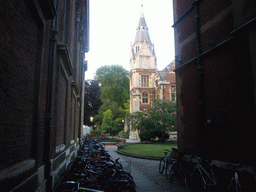 Pembroke College, with the clock tower of the college library