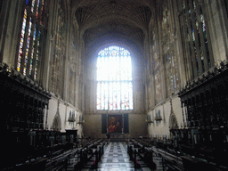 The Apse, the Altar and the Choir of King`s College Chapel