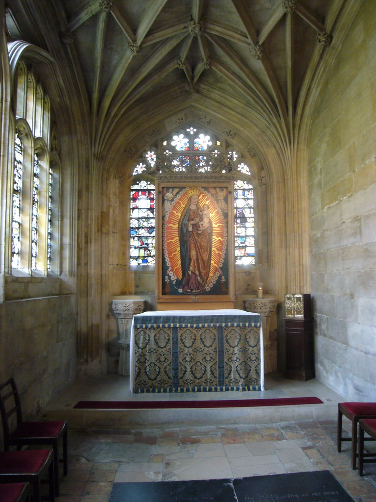 St. Edward`s Chapel at King`s College Chapel