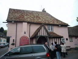 The front of the restaurant `The Red Lion` in Hinxton