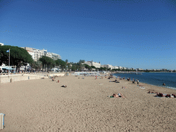 Beach at the Boulevard de la Croisette