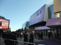 Front of the Palais des Festivals et des Congrès, viewed from the Cannes tourist train