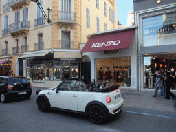 Shops in the Rue d`Antibes shopping street