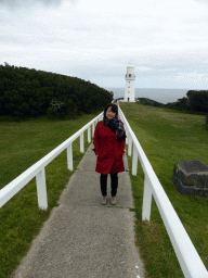 Miaomiao with the Tribute to John Holland and the Cape Otway Lighthouse