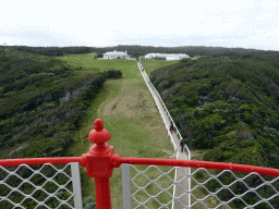 Buildings at the Cape Otway Lighthouse site, viewed from the top of the Cape Otway Lighthouse