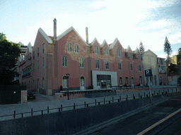 The Centro Cultural de Cascais center at the Avenida Rei Humberto II de Itália avenue, viewed from the bus from Sintra