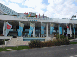 Front of the Hotel Cascais Miragem at the Avenida Marginal avenue, viewed from the bus to Lisbon