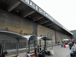 Bus stop at CataniaFontanarossa Airport