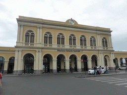Front of the Catania Railway Station at the Piazza Papa Giovanni XXIII square
