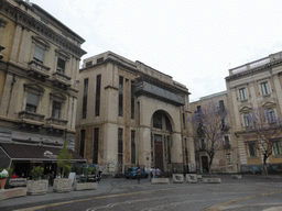 Buildings at the northeast side of the Piazza Vincenzo Bellini square