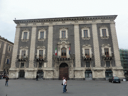 Front of the Palazzo del Seminario dei Chierici palace at the Piazza del Duomo square