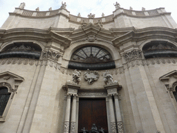 Facade of the Chiesa della Badia di Sant`Agata church