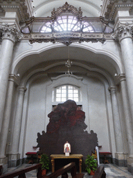 Piece of art at the left transept of the Chiesa della Badia di Sant`Agata church