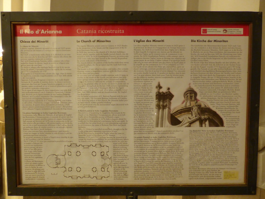 Information on the Chiesa dei Minoriti church