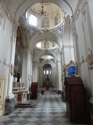 Left aisle of the Chiesa di San Francesco e l`Immacolata church