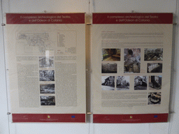 Information on the Roman Odeon and the Greek-Roman Theatre, at the entrance to the Greek-Roman Theatre