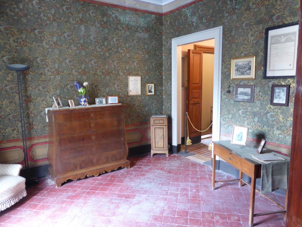 Living room at the Casa Liberti house at the Greek-Roman Theatre