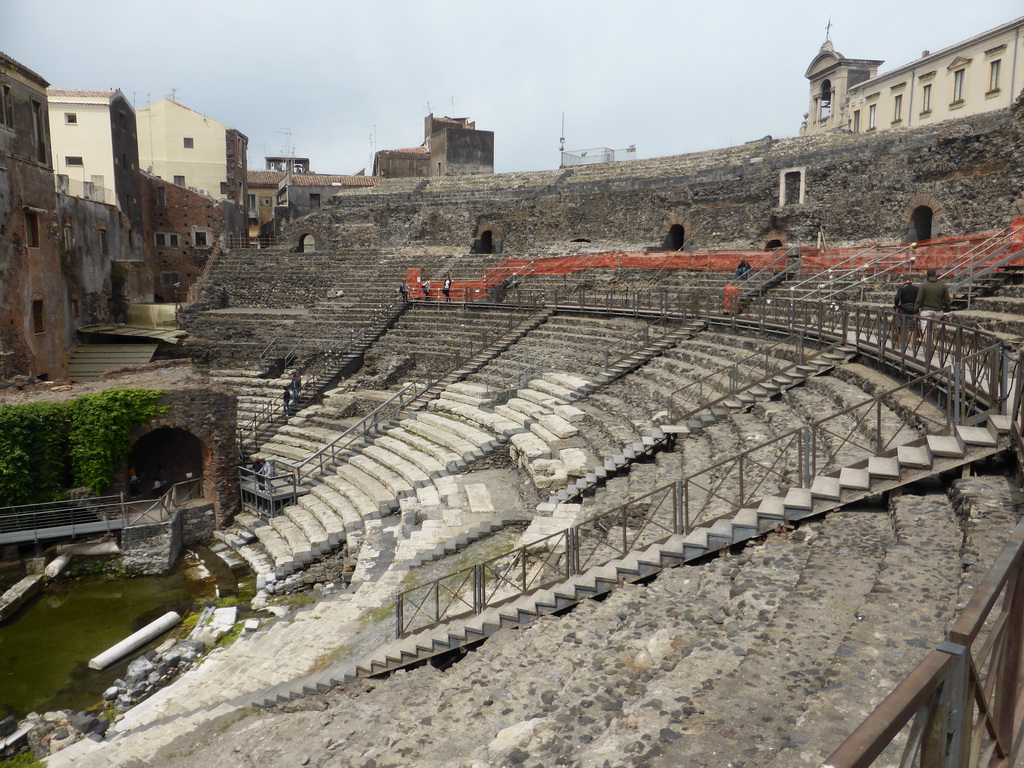 The cavea of the Greek-Roman Theatre