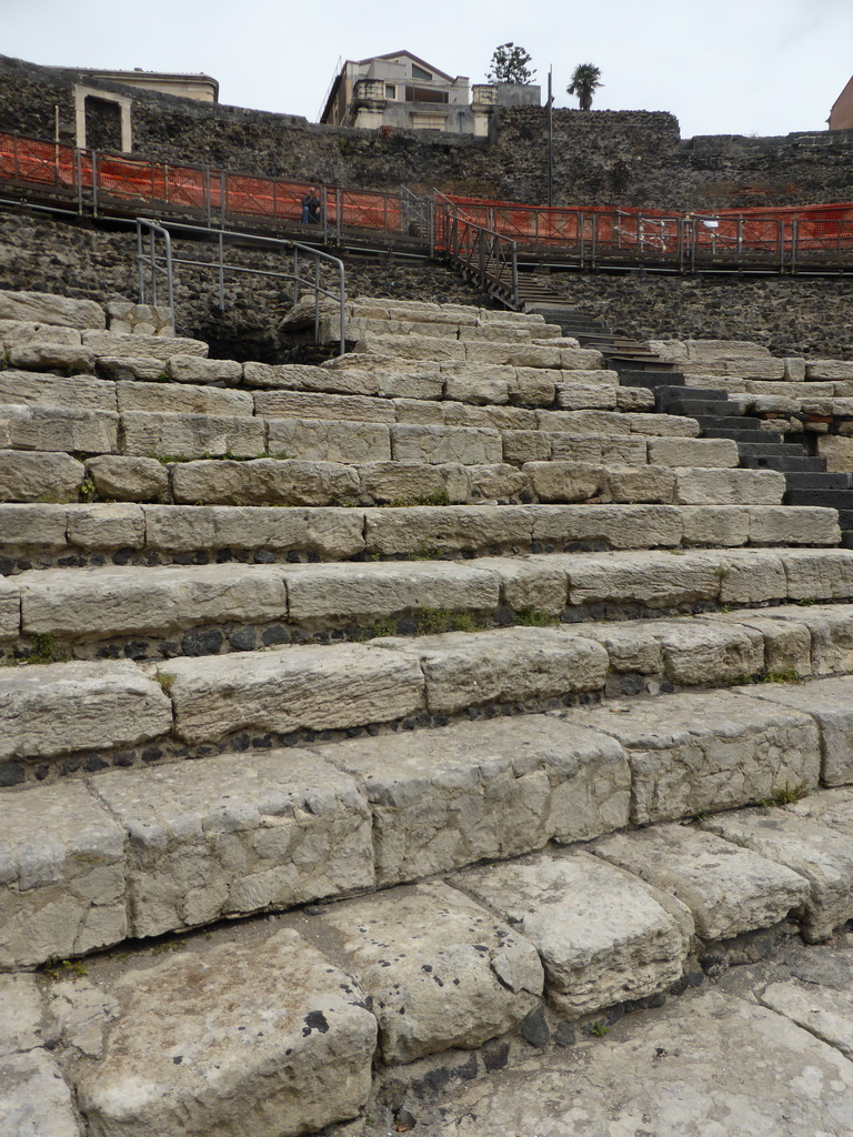 The cavea of the Greek-Roman Theatre