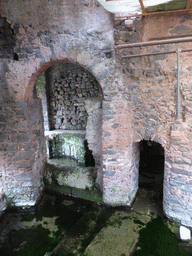 Catacombs filled with water at the Greek-Roman Theatre