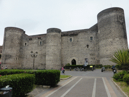 North side of the Castello Ursino castle