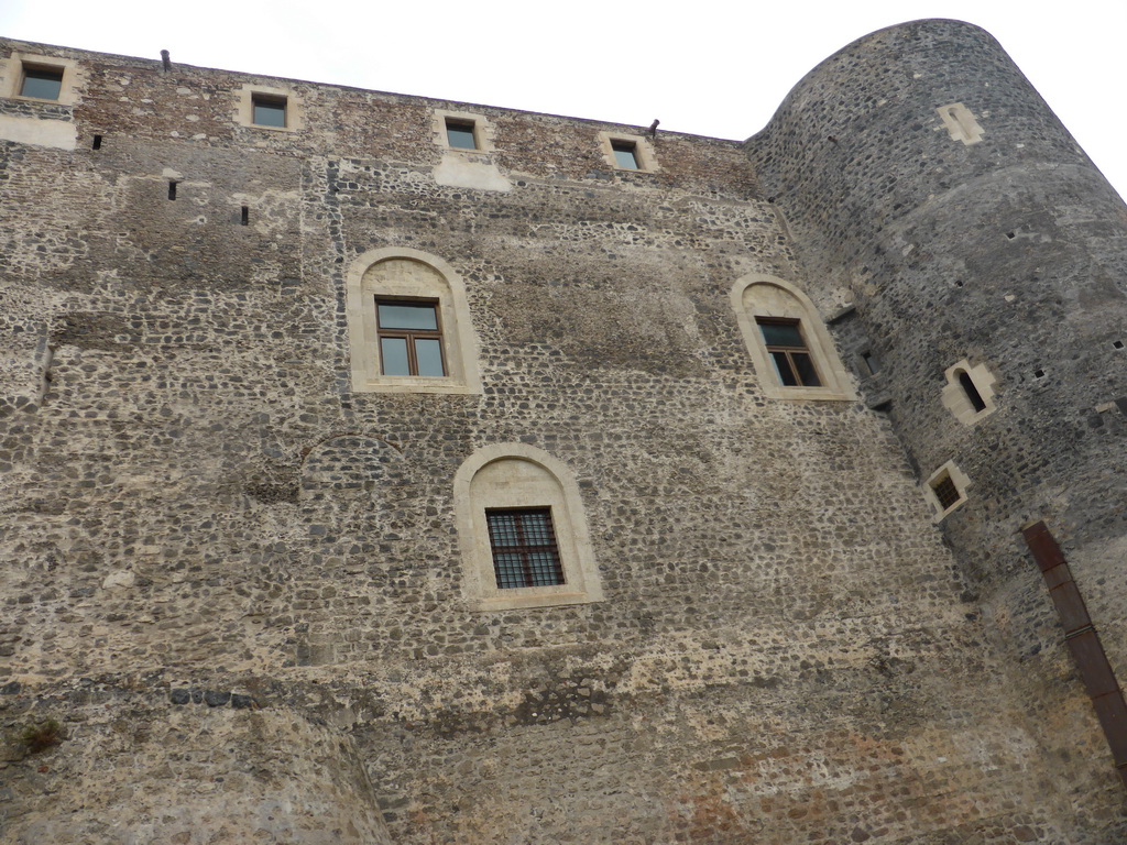 Southeast side of the Castello Ursino castle