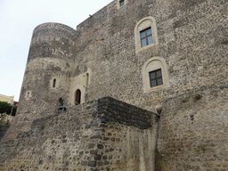 Southwest side of the Castello Ursino castle