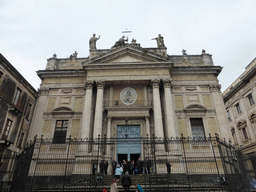 Front of the Chiesa di San Biagio church at the Piazza Stesicoro square