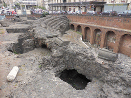 The Roman Amphitheatre at the Piazza Stesicoro square