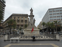 The Monument to Vincenzo Bellini at the Piazza Stesicoro square