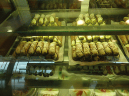 Cannoli at a shop at the Departures Hall at CataniaFontanarossa Airport