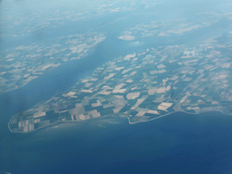 The Oosterschelde, Mastgat and Krabbenkreek rivers, the Grevelingendam dam and the Tholen, Schouwen-Duiveland and Sint Philipsland islands