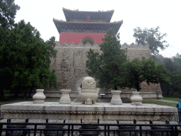 The Five Offerings altar and the Soul Tower at the Changling Tomb of the Ming Dynasty Tombs
