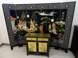 Panel and jade cabinet in the jade workshop at Jingyin Road