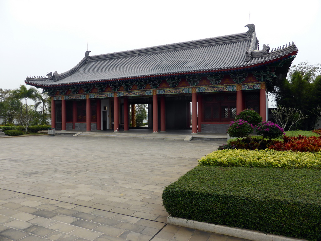 Back side of the entrance to the Yongqing Temple