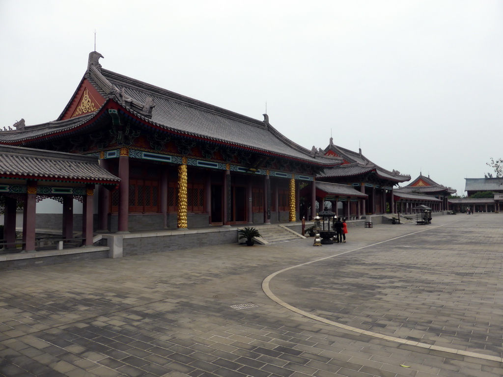 Left side halls of the Yongqing Temple
