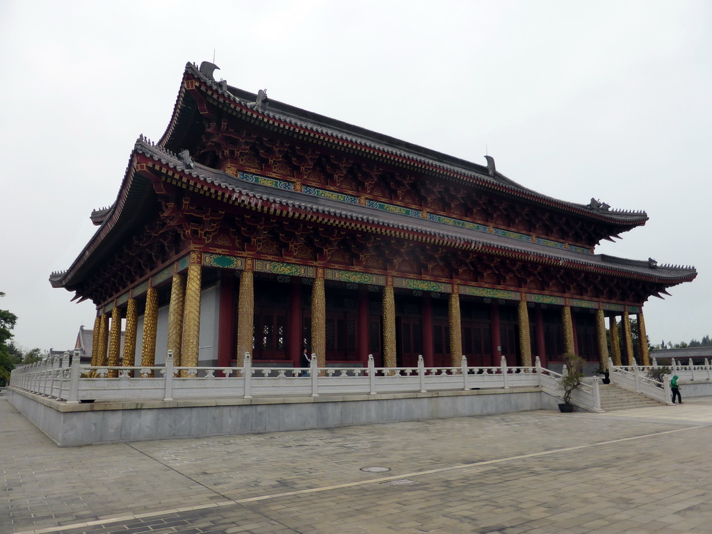 Back side of the central hall of the Yongqing Temple